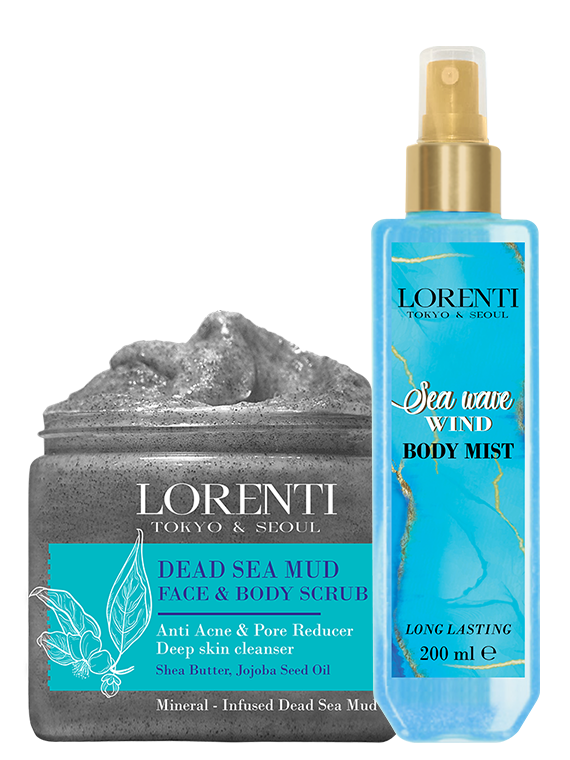 Set 2/1 Scrub "Dead Sea Mud" + Body Mist "Sea Wave Wind"