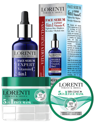 Set 2/1 Face Serum "Expert Vitamin C 4u1" + Face Mask "Regeneratin 5u1"